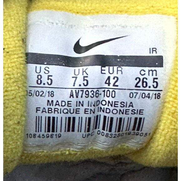 Nike Air Max Plus 97 Frequency Pack Mens Size 8.5 Yellow Black - Picture 9 of 12